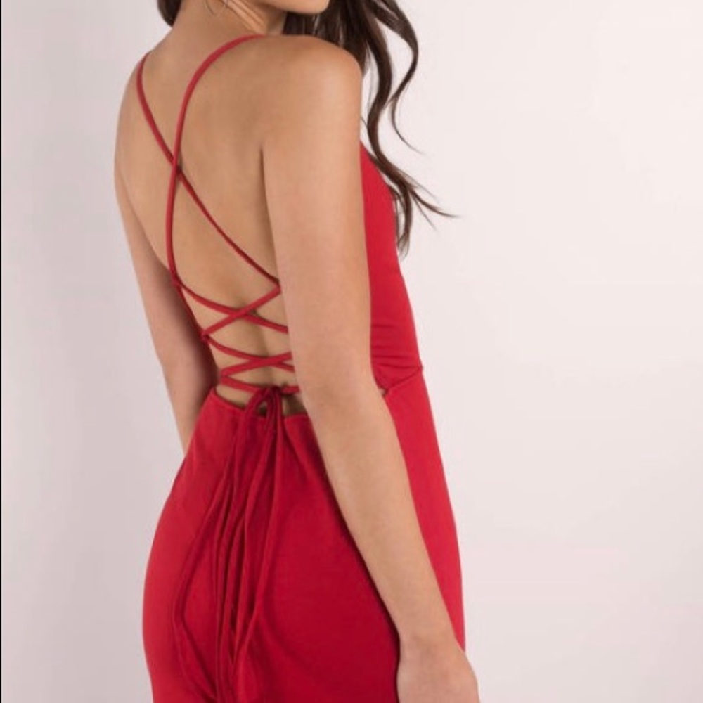 Tobi red dress